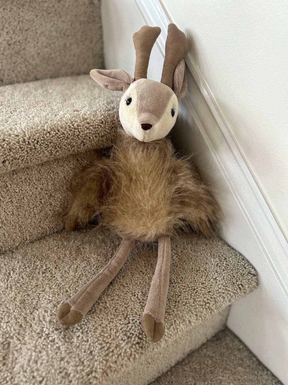 Jelly Cat Roxie Reindeer Brown Plush Toy
